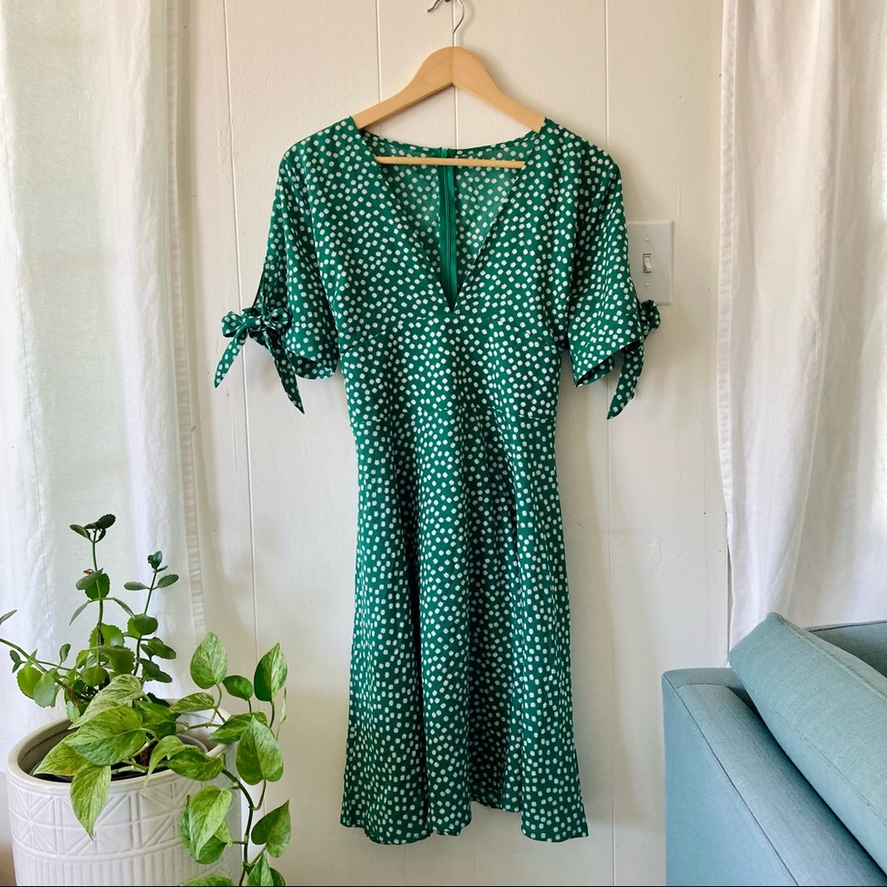 Boutique | green floral dress